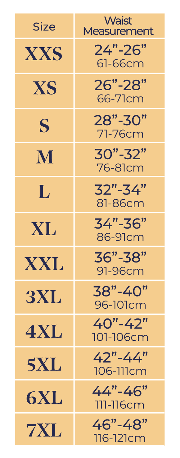 Size Guide, Size Guide Information